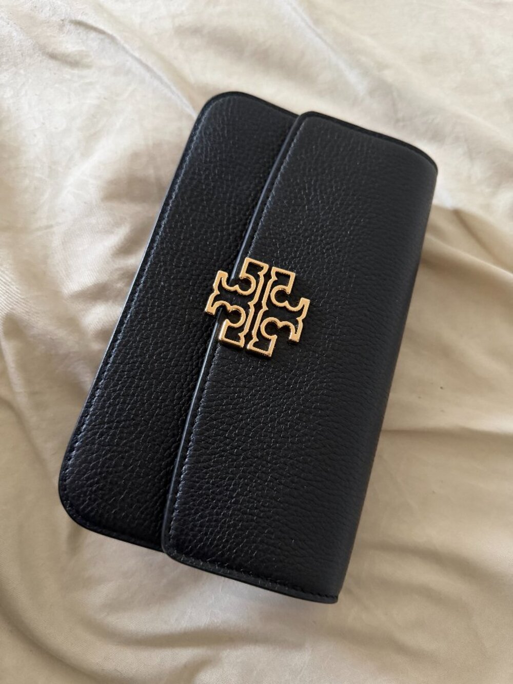 Tory Burch Kira Pebbled Leather Envelope Bag